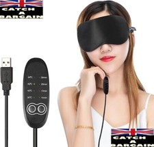 USB Heated Eye Mask Eye Heating Pad with Smart Temperature & Timer Control (D969