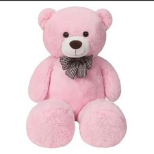 Giant 105cm pink - pink, teddy