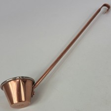 VINTAGE KITCHEN VERY RARE SMALL LONG HANDLED FLAMBE LADLE,STAMPED MADE IN FRANCE
