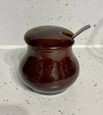 Vintage Denby Mustard Pot with