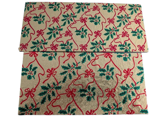 Yule log cake card boards - log,