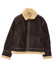 Vintage Mens Bomber Shearling