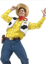 Adult Official Disney Toy Story Woody Fancy Dress Costume XL - Read Description 