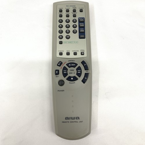 Genuine aiwa zas12 - genuine, rc-zas12