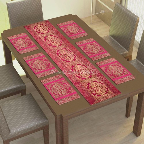 Ethnic brocade elephant coffee - elephant,
