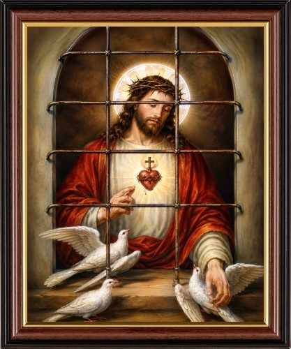 Sacred heart jesus - sacred, prisoner