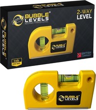 2 Way Spirit Level Magnetic MINI Spirit Levels - LIKE STANLEY - FREEPOST