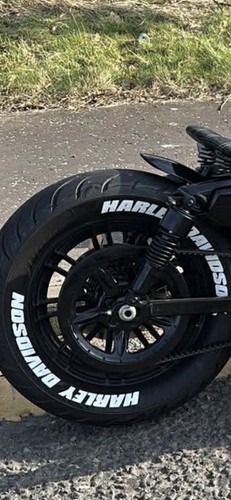 Harley davidson tire lettering - tire,