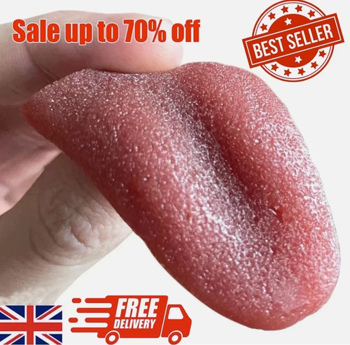 Realistic fake tongue party - fake,