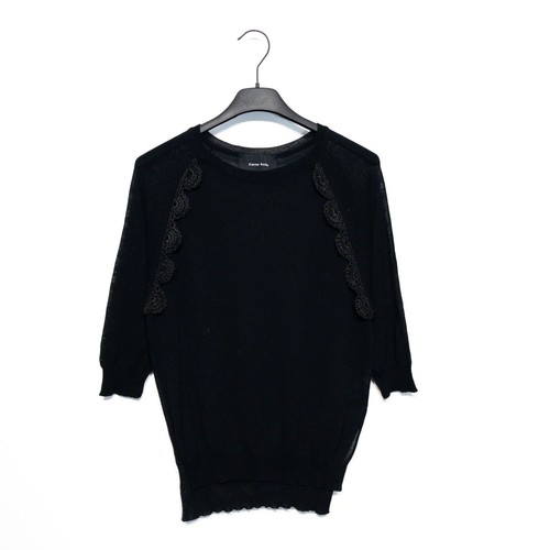 Simone rocha sheer knitted top - sheer,