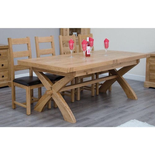 Solid oak cross leg - cross,
