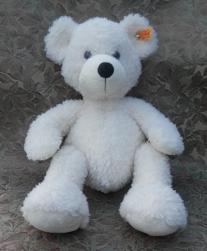 Steiff soft white teddy - teddy, bear