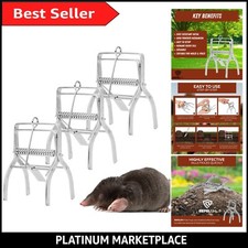 Rust-Free Reusable Mole Traps