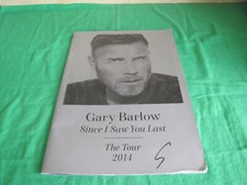 2014 Gary Barlow Tour Programme - SIGNED