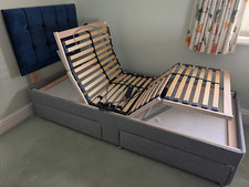  3ft Single Adjustable Electric Bed mattress/headboard/drawers Natural Therapy