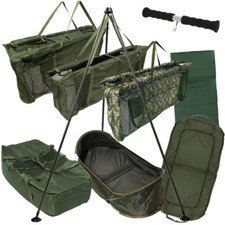 NEW FISHING WEIGH SLINGS CARP CRADLES LANDING UNHOOKING MATS WEIGH TRIPODS NGT