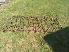 Vintage Black Smith Made Zig Zag Harrow. "Parmiter Bedford No 4"