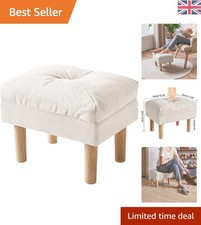 Elegant Beige Ottoman Foot