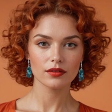 Mosaic Turquoise Earrings