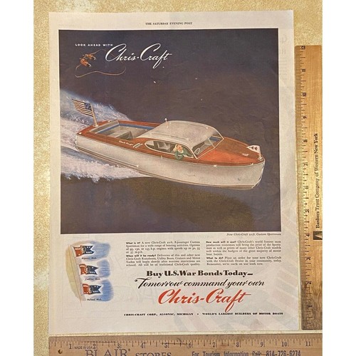 Vintage print chris craft - print, ad