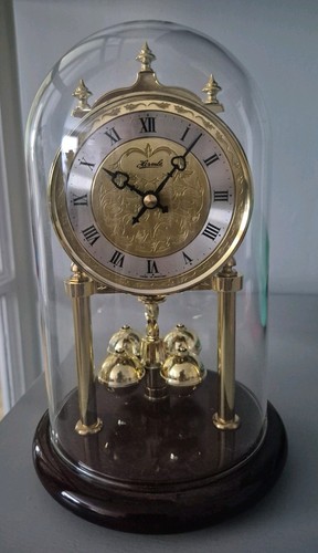 Hermle skeleton clock with - clock,