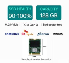 128GB M.2 2230 NVMe SSD Solid