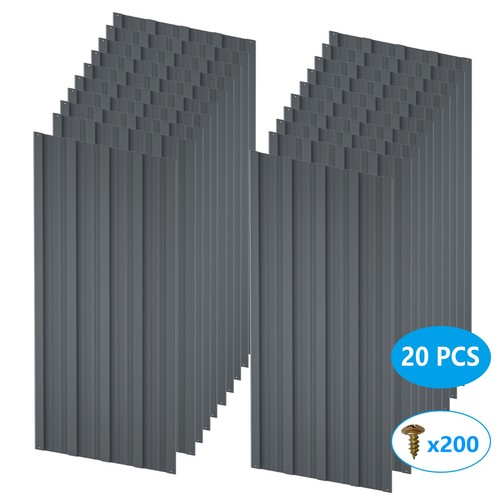 Pcs roof panels galvanized - 20,
