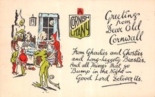 Old mixed comic postcards - old,