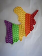 Pop Its Fidget It Toy Unicorn - Giant Pop Its Sensory Toy For Stress 50cm Big 