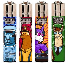Funny Llama Rare Clipper Lighters Cool Clippers Colourful Unique Animal Lighter