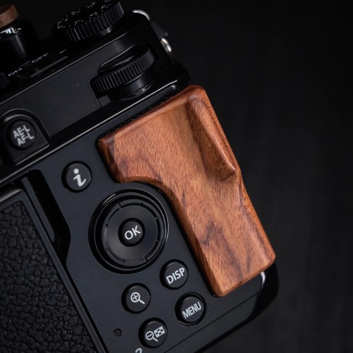 Wood camera grip - wood,