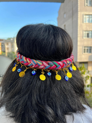 Colorful turkish hair band - colorful,