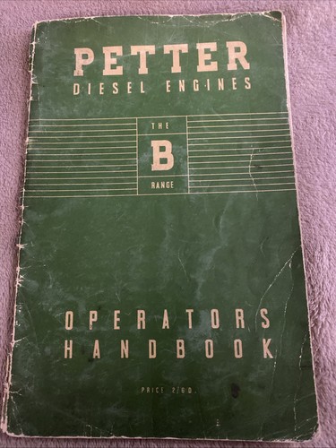 Petter diesel engine the - diesel, b