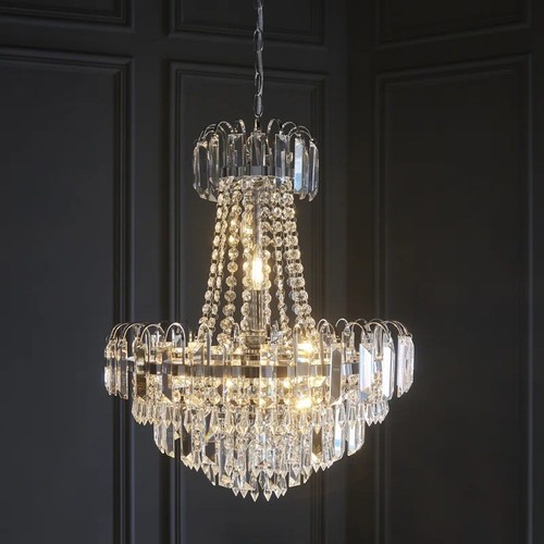 Light clear chrome empire - 6-light,