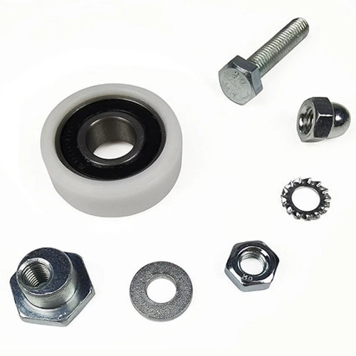 Eccentric wheel guide for - wheel,