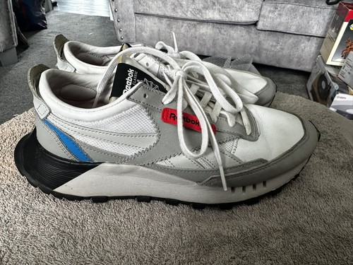 Reebok classic white gray - reebok, red