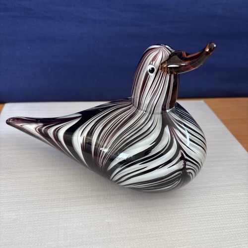 Murano style art glass bird - murano,