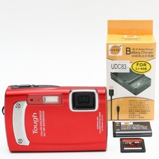 Olympus Tough TG-310 Digital Camera 14.0MP New Battery + Charger & 16GB SD Card