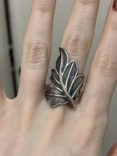 Thomas Sabo Rare Retired Leaf Ring Size N