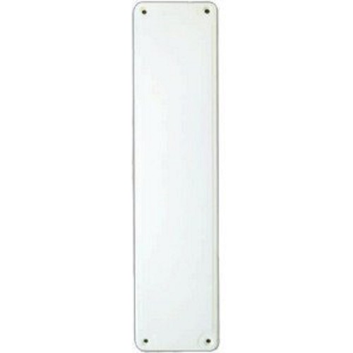 Door finger plate white - finger,
