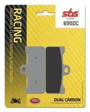 SBS  695 DC Dual Carbon Front Brake Pads For  GALESPEED	4 Piston Radial Front Ca