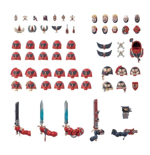 Blood angels upgrade sprue 40k - angels,