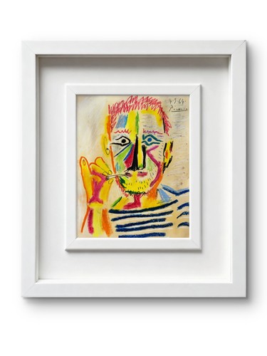 Pablo picasso pastel - pablo, drawing