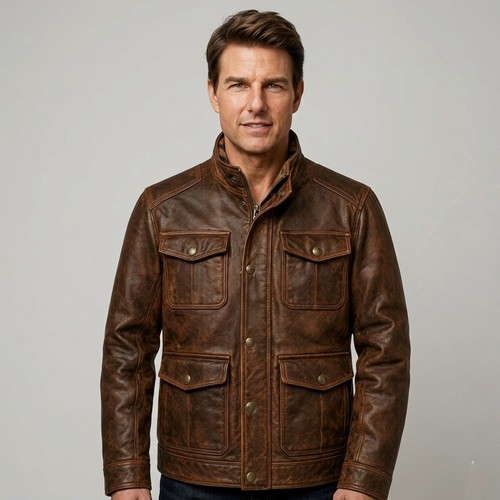 Mens vintage distressed brown - mens,
