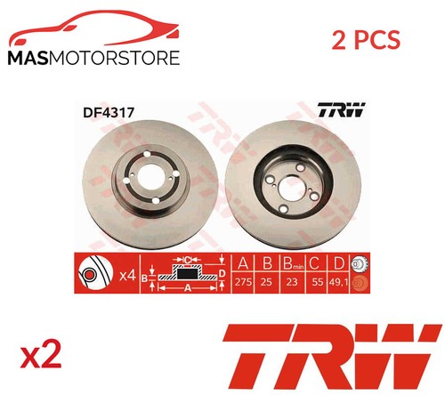 Front brake discs - brake,