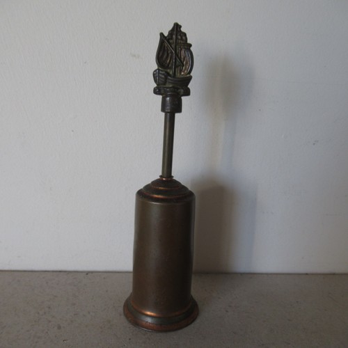 Vintage copper brass galleon - &,