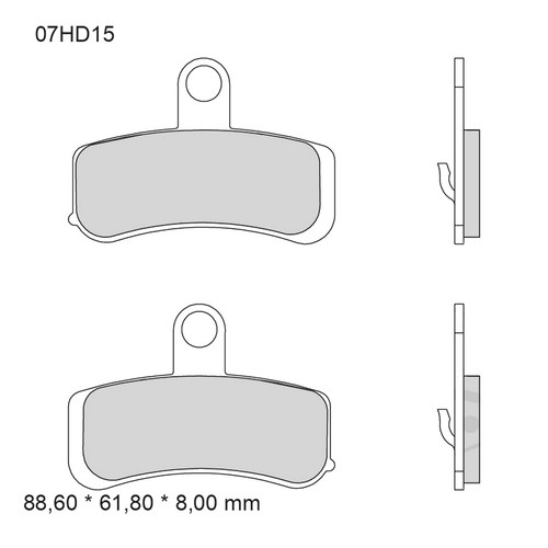 Brembo brake pads sintered - brake,