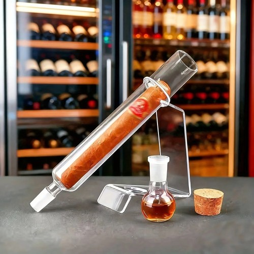 Premium glass cigar humidor - glass,