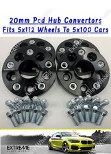 Hub Spacers 20mm For 5x112 Wheels To 5x100 Cars Volkswagen Bora Golf Mk4 Polo
