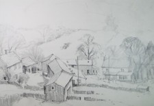 Original pencil drawing - pencil,